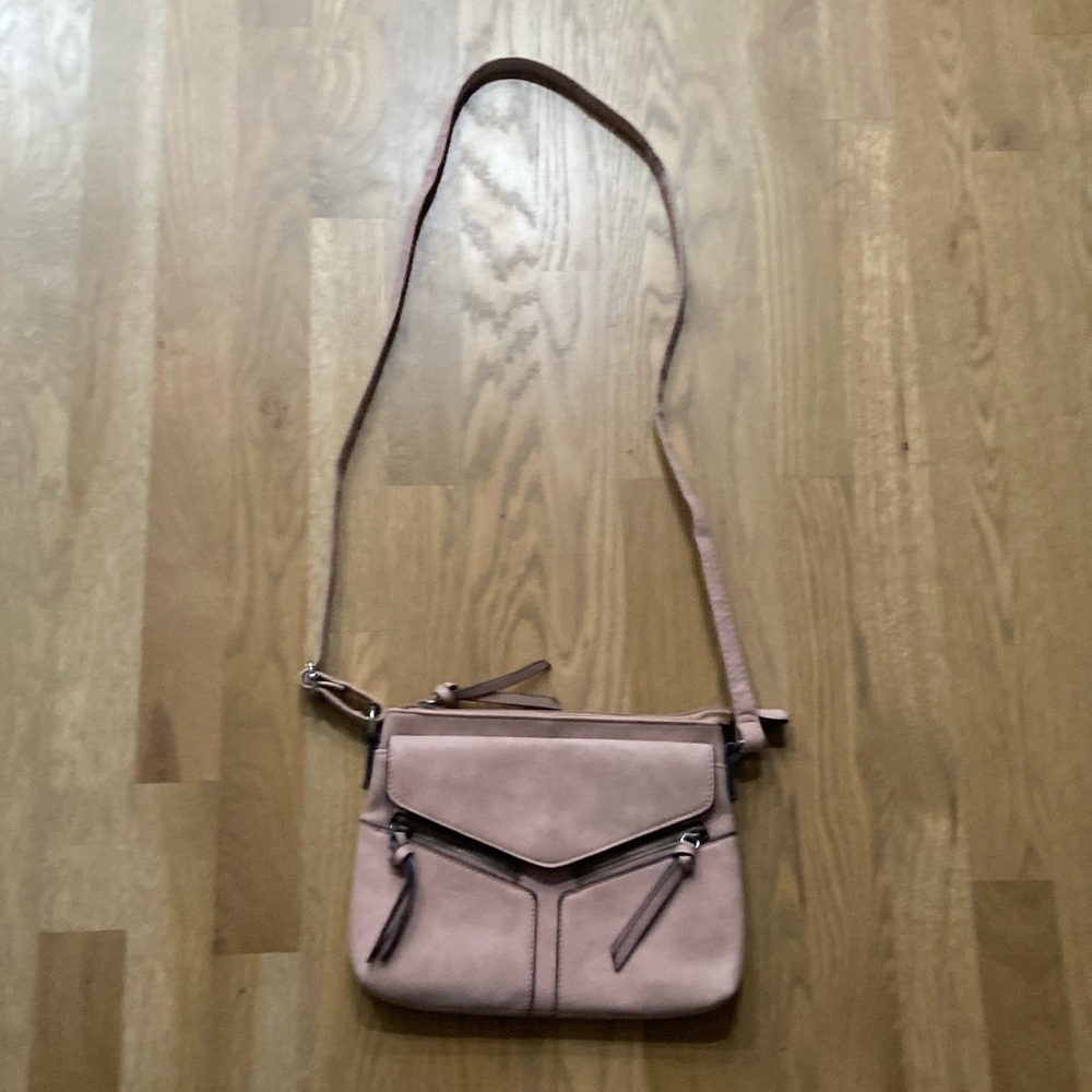 American Eagle Outfitters Women’s Pink Zipper Crossbody Purse Bag